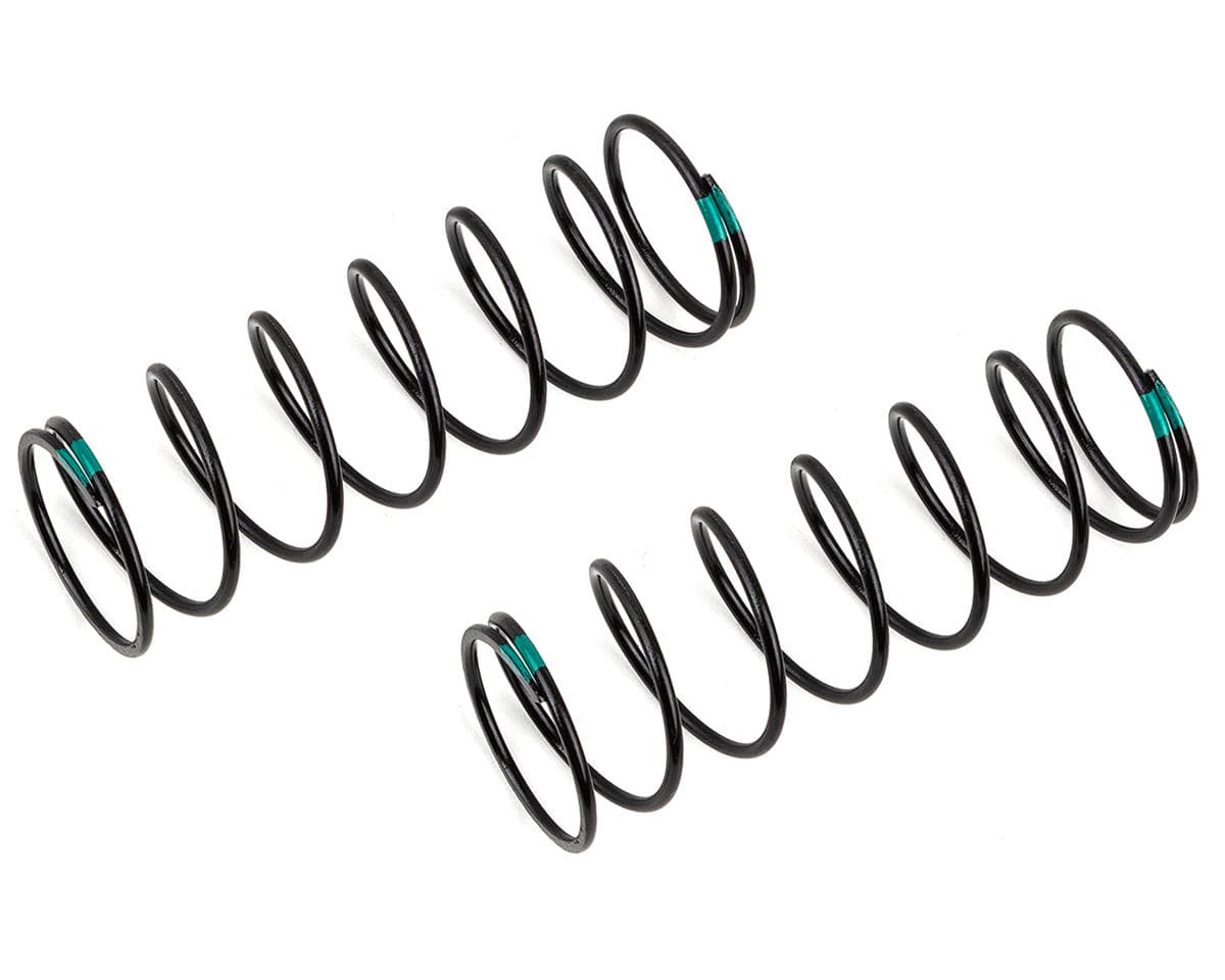 Team Associated RC8B4.1 16mm Front Shock Spring Set (2) (Green)