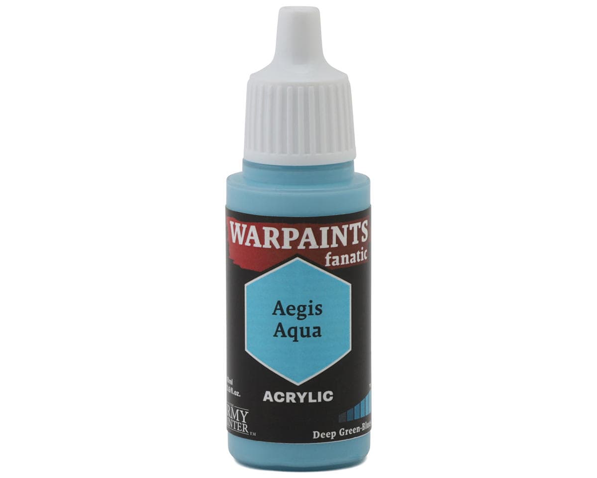 Army Painter Warpaints Fanatic Acrylic Hobby Paint (Aegis Aqua) (18ml)