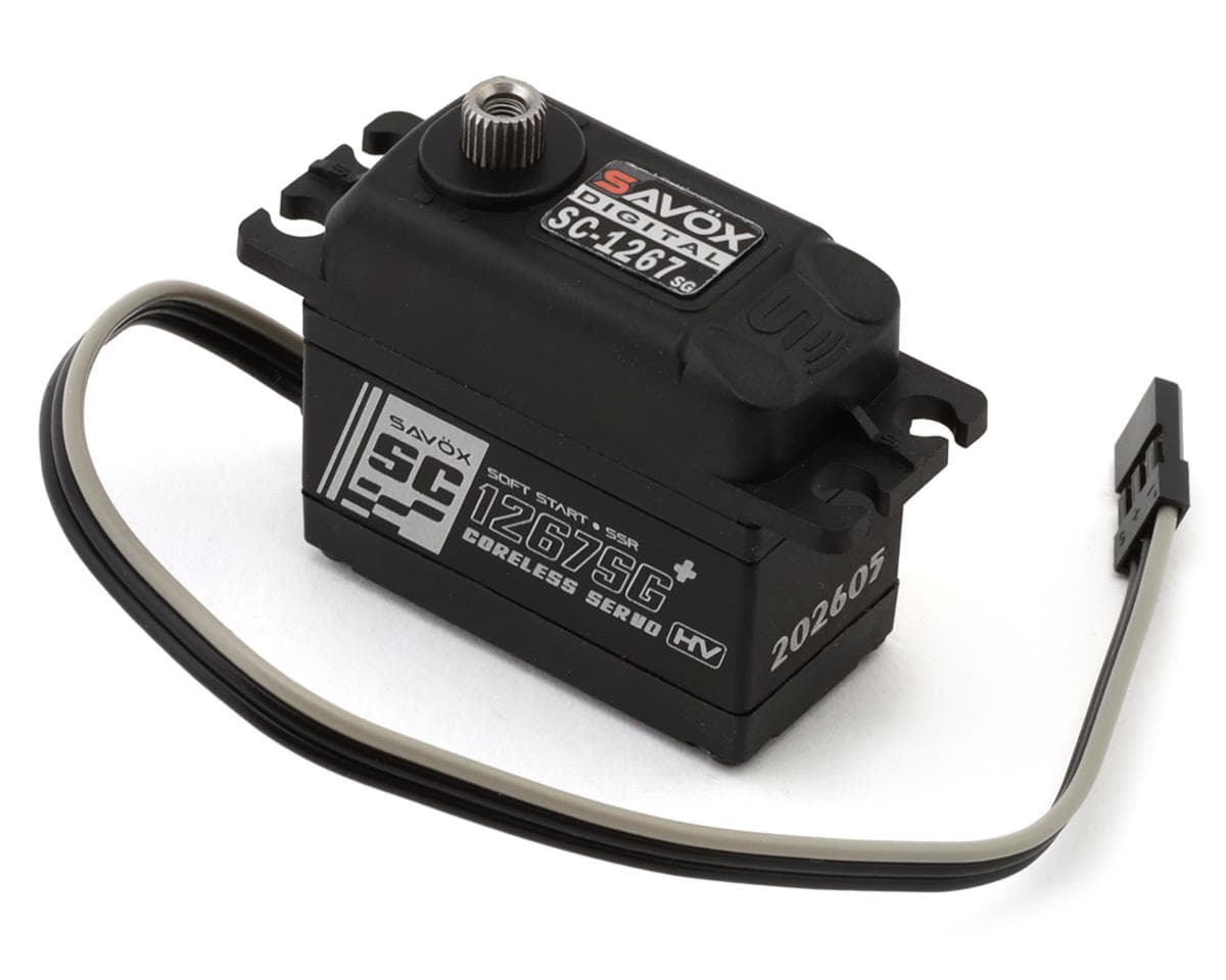 Savox SC-1267SGP Hybrid "High Torque" Steel Gear Digital Servo (HV) (Black Edition)