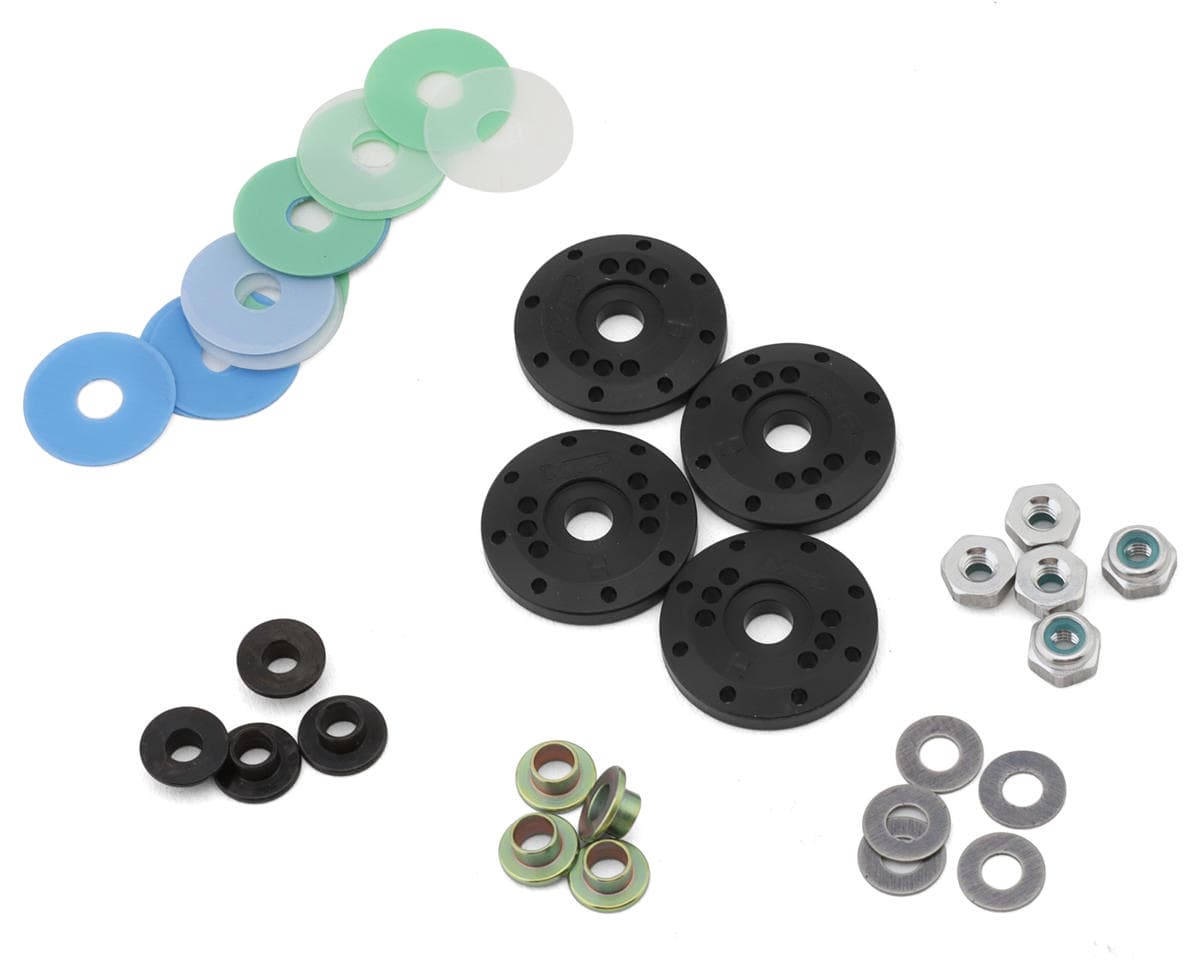 MIP 1/8 Bypass1 Hi-Flow Tapered Shock Piston Kit (4) (8-Hole x 1.2mm)