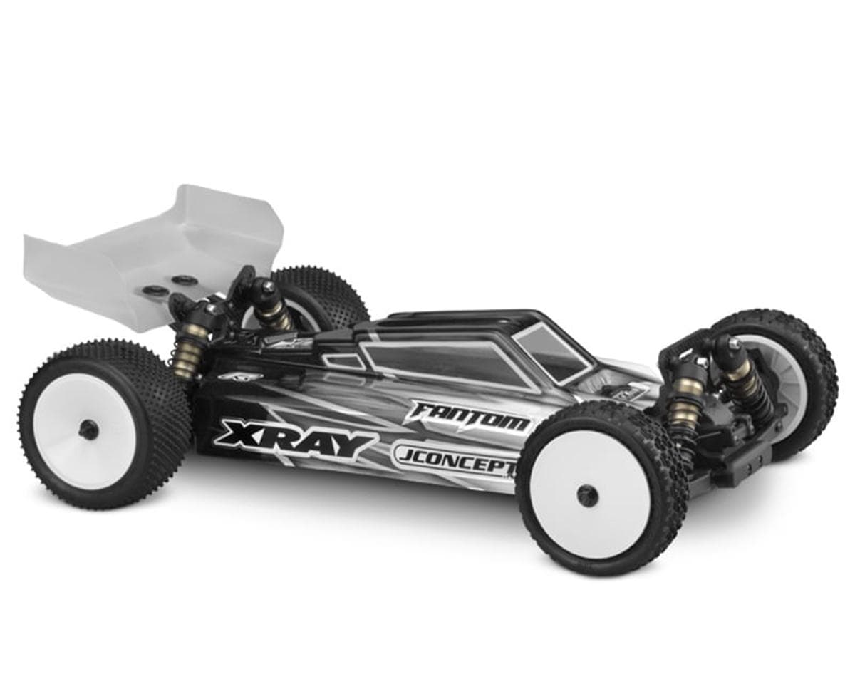 JConcepts XRAY XB4 "F2" 1/10 Buggy Body w/Two Wings (Clear) (Lightweight) (2024/2025/2026)