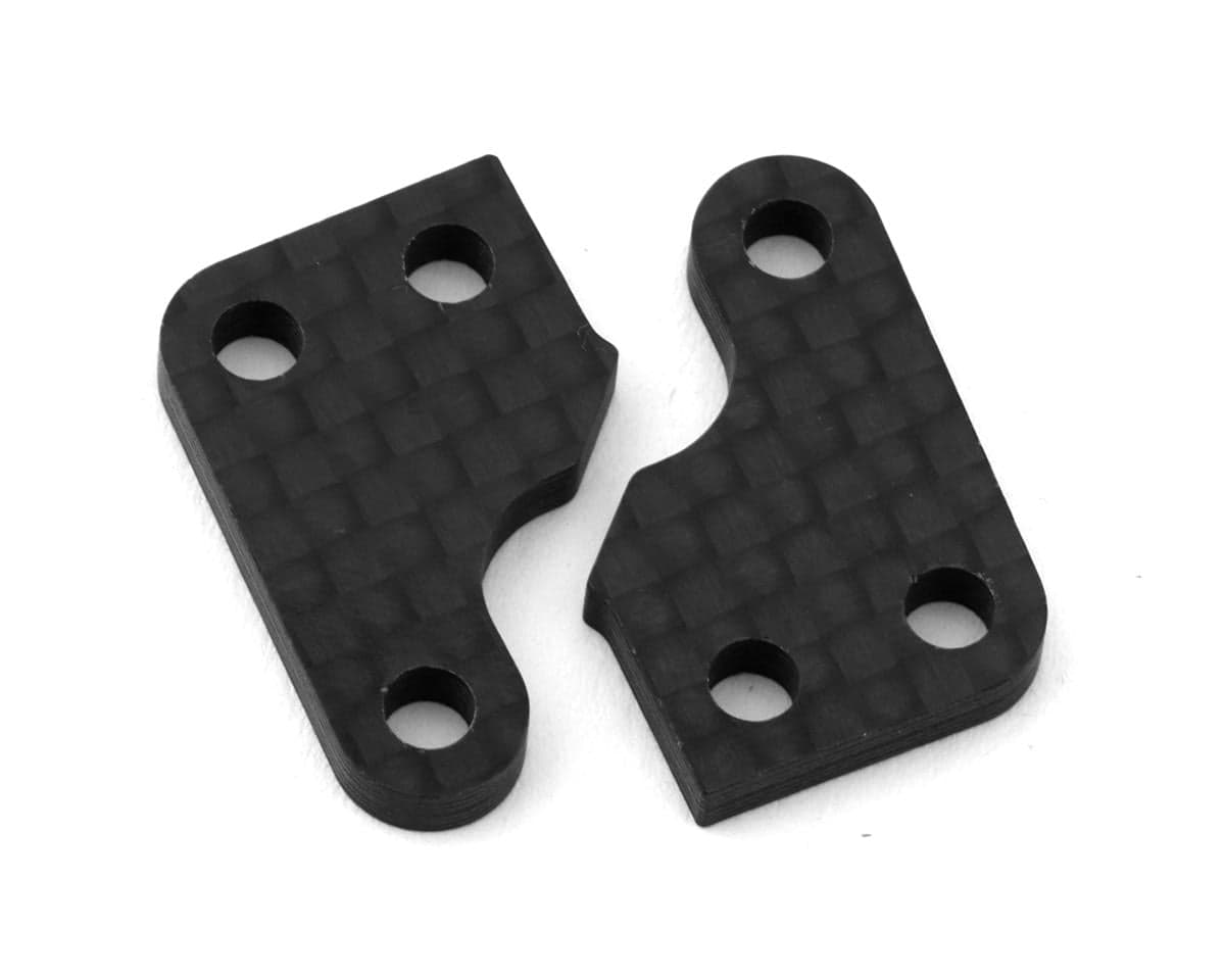 XRAY Graphite Steering Block Extension Plate (2) (XB2/XT2) (3-Dot)