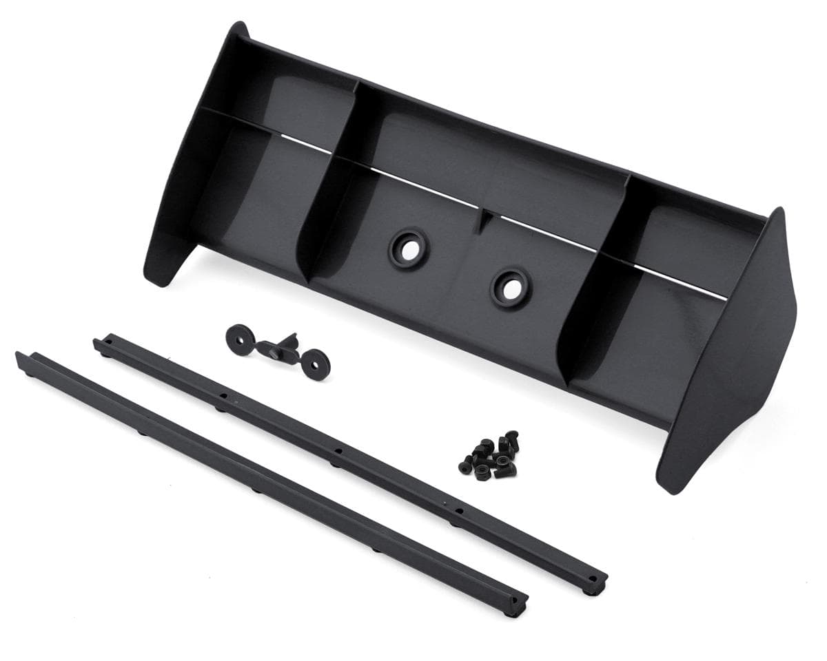 Kyosho MP9 TKI4 1/8 Plastic Wing Set (Black) w/Wickerbills
