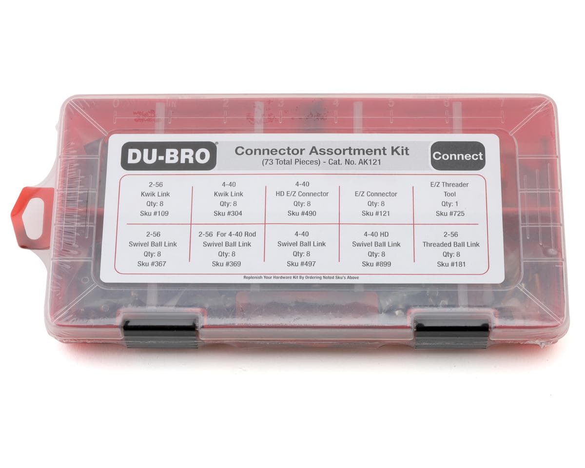 DuBro Connector Assortment Kit (73) w/Storage Case