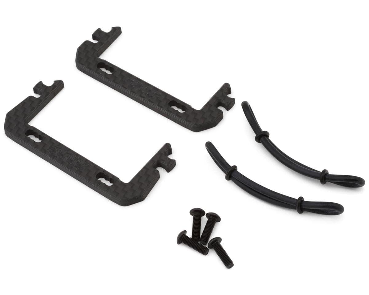 PSM B7 Carbon Fiber Battery Mount System w/O-Ring (Black) (4.0mm)