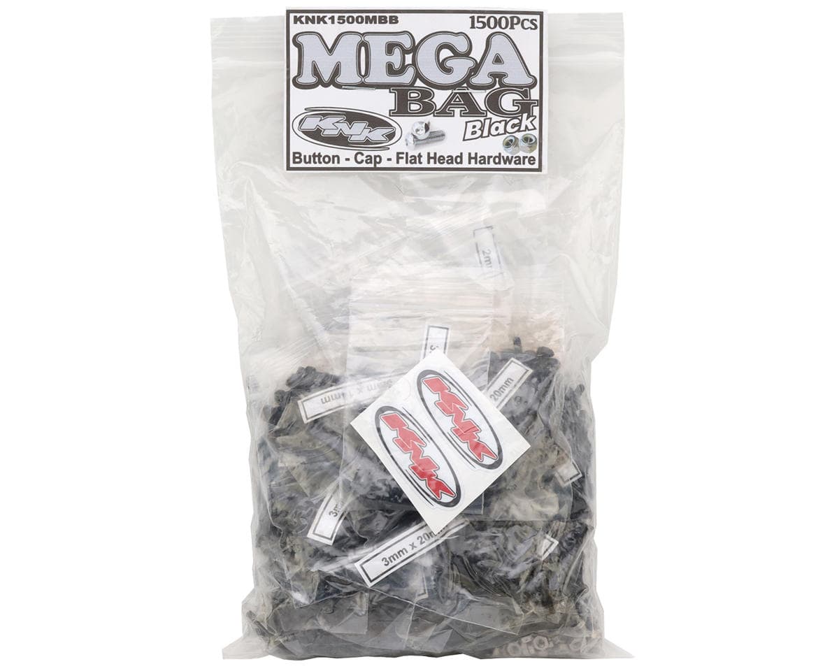 Team KNK Mega Bag Black Oxide Steel Hardware Kit (Black) (1500)