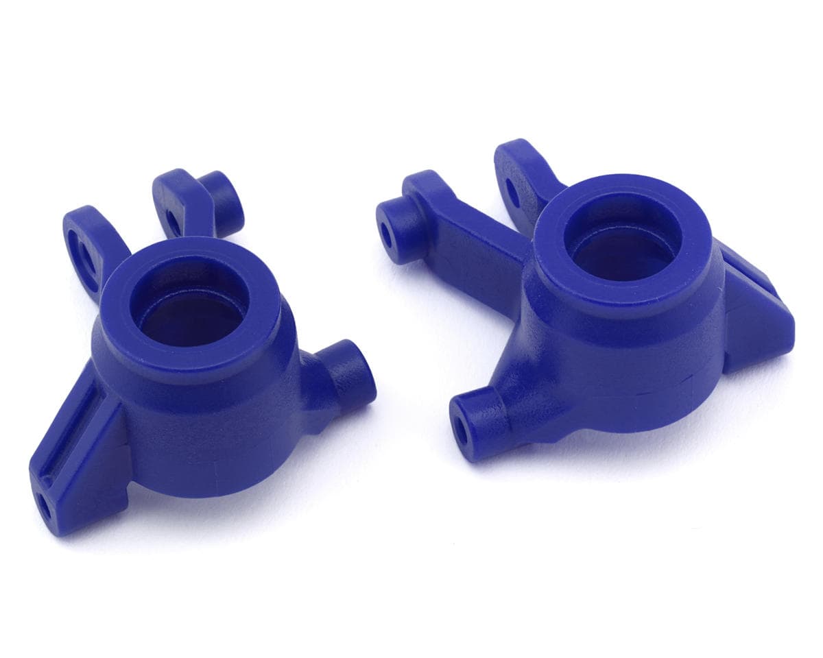 Traxxas Mini Maxx® Steering Knuckles (Blue) (2)