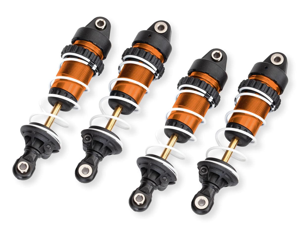Traxxas Mini Maxx® GTR PTFE Aluminum Long Shocks (Orange) (4)