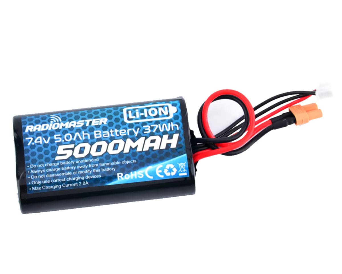 RadioMaster LiIo TX Battery (TX16S/TX12 MKII/MT12) (7.4V/5000mAh) w/XT30