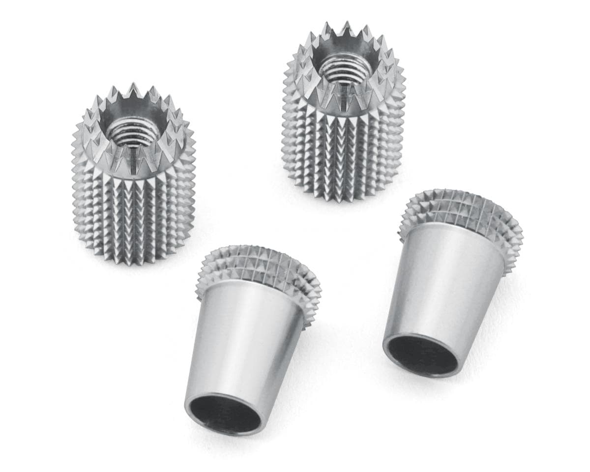 RadioMaster Sticky 360 Gimbal Stick Ends for AG01/AG01-V Gimbals (4mm Thread) (Silver)