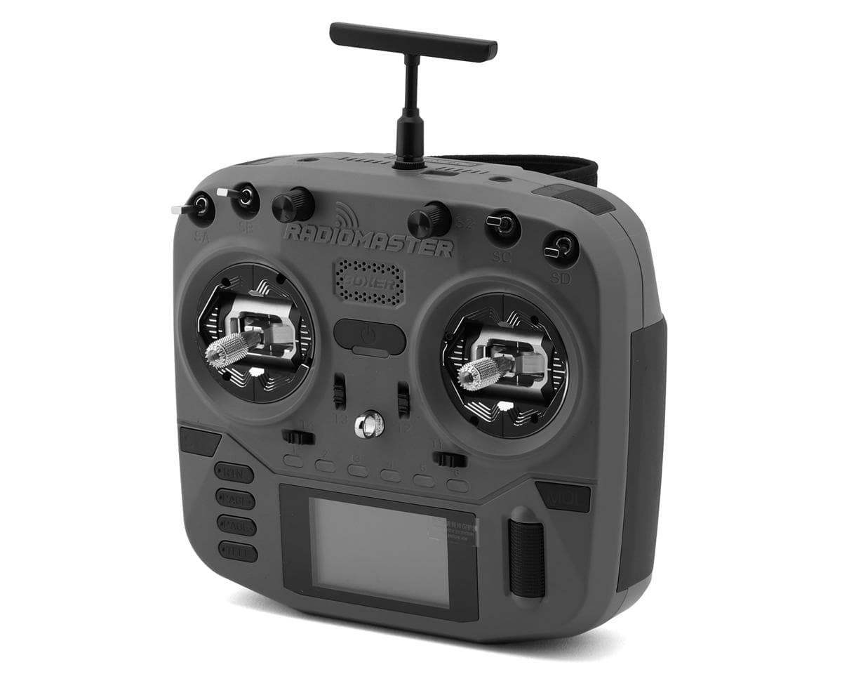 RadioMaster Boxer Crush 2.4GHz 16-Channel Radio System (ELRS) w/AG01 Gimbal (Grey)