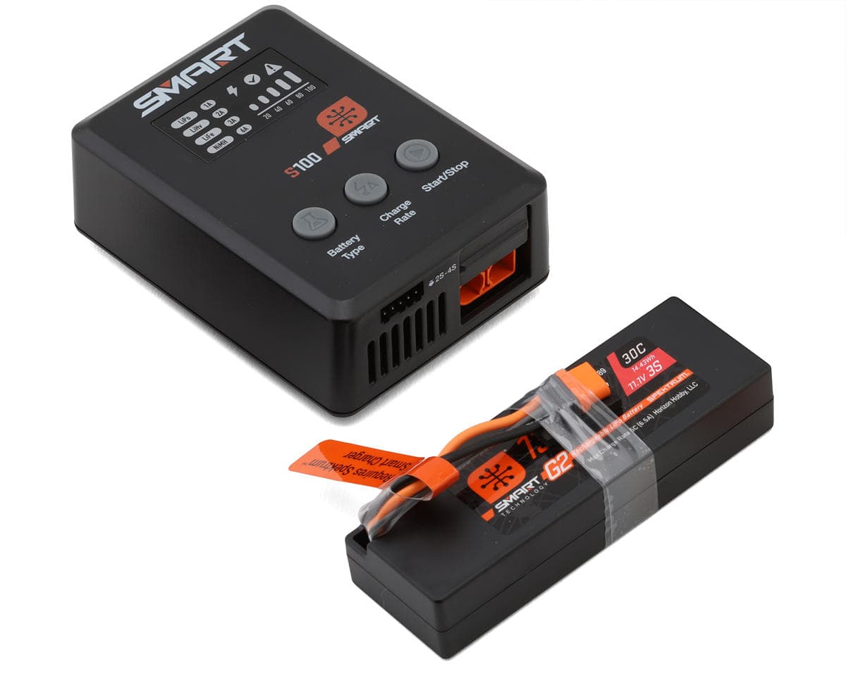 Spektrum RC Smart PowerStage Surface Bundle w/3S Smart 30C LiPo Battery (1300mAh) (IC2)