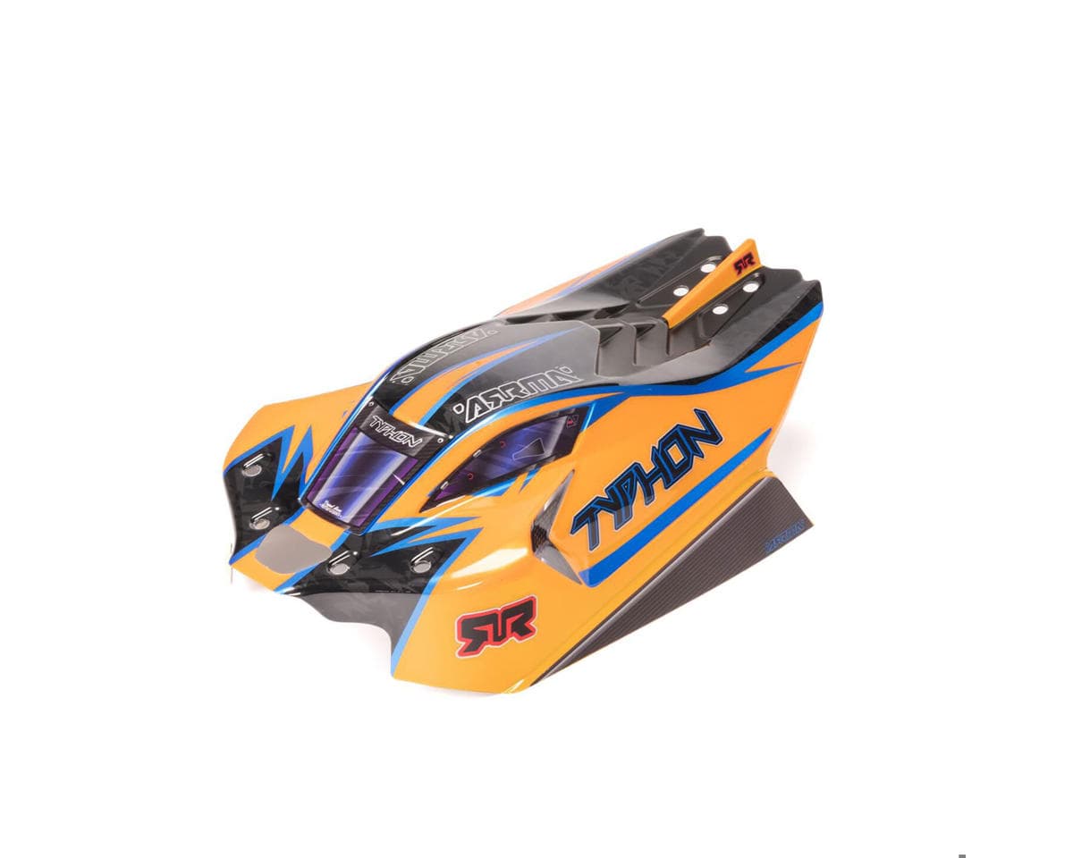 Arrma 1/8 Typhon Mega Clipless Painted & Decaled Body (Orange)