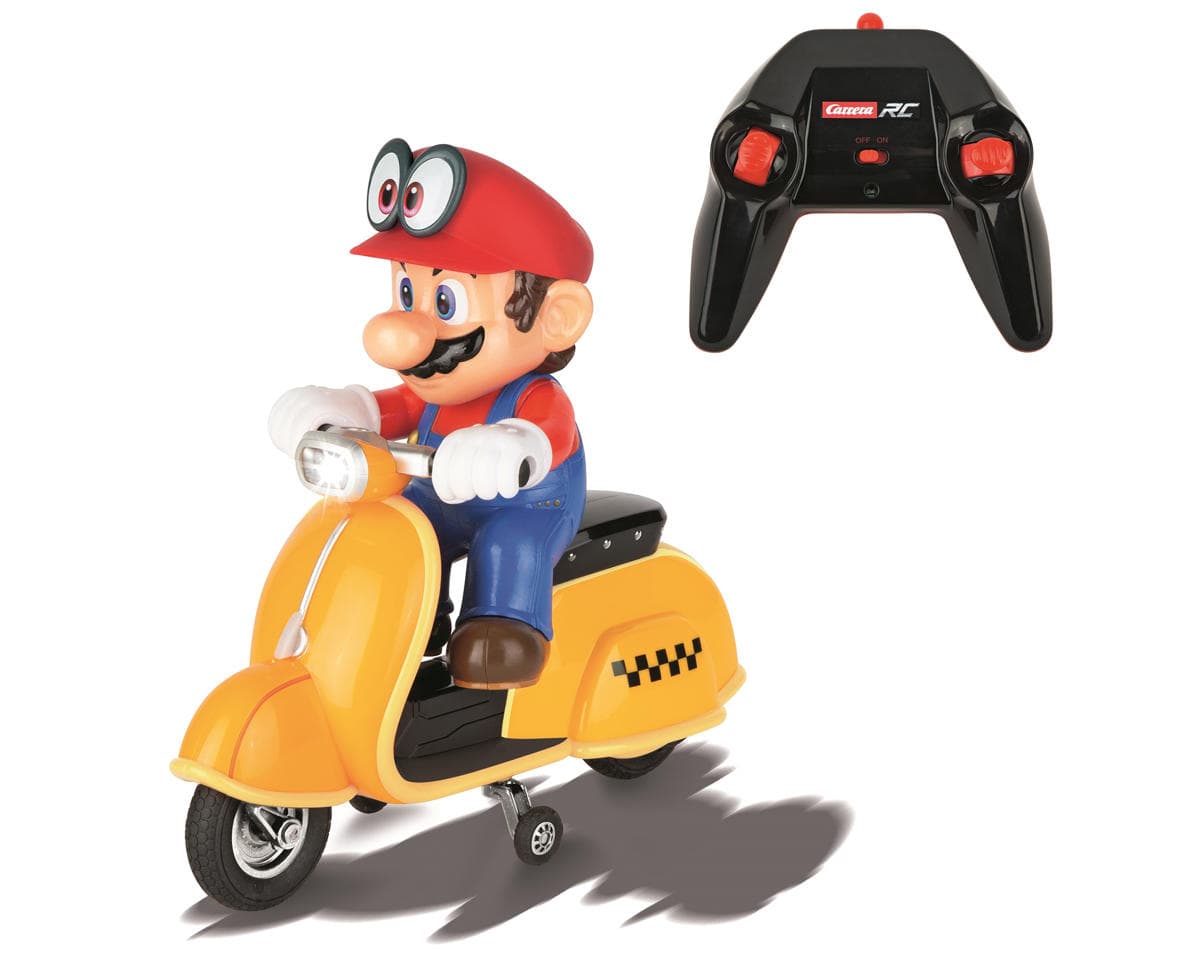 Carrera 2.4GHz Super Mario Odyssey™ Scooter 1/18 R/C Car (Mario)