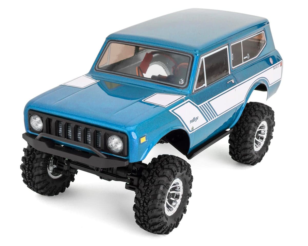 Redcat Ascent-18 International Scout II 1/18 4WD RTR Rock Crawler (Blue) w/2.4GHz Radio, Battery & Charger