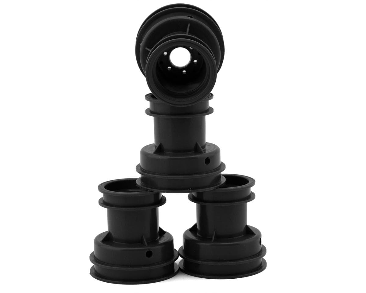 JConcepts Losi Mini LMT Tribute Wheels w/Hex Adaptors (Black) (4)