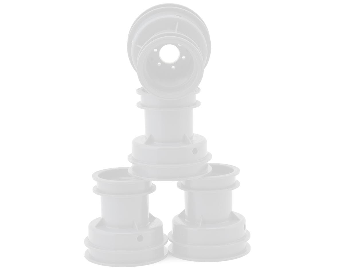 JConcepts Losi Mini LMT Tribute Wheels w/Hex Adaptors (White) (4)