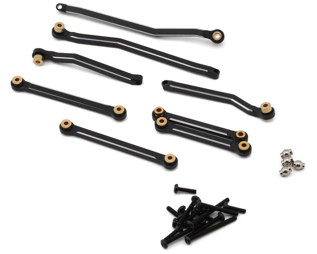 HobbyPlus CR18P PRO Aluminum High Clearance Suspension Links (Black)