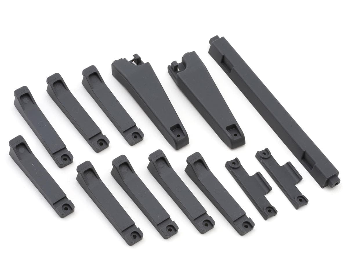 HobbyPlus CR18P Arktos 6x6 Rear Bed Mounts Set (Grey)
