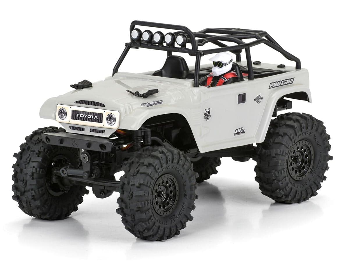 Pro-Line Axial SCX24 1979 Toyota Land Cruiser FJ40 Body w/Trail Cage (Clear)