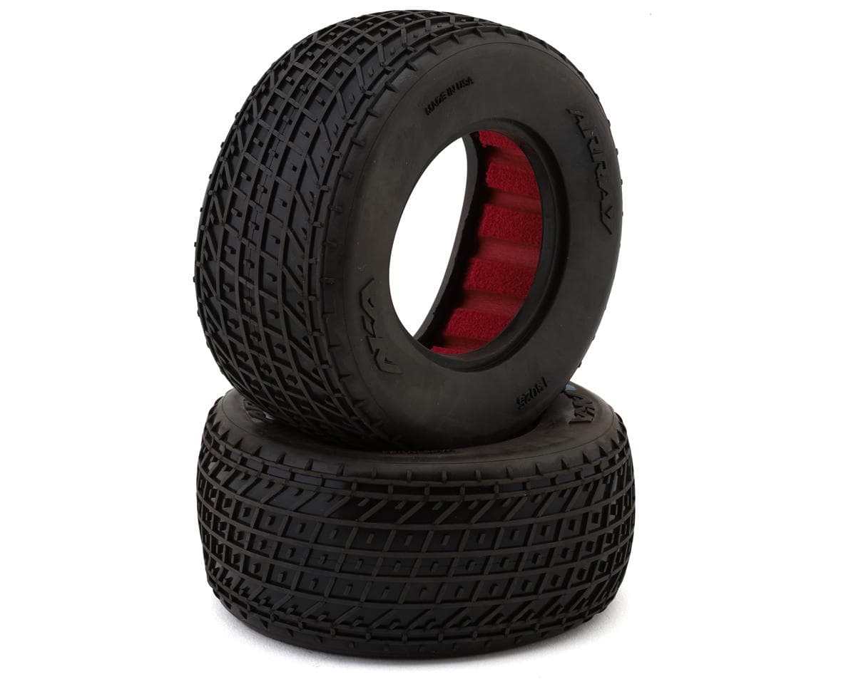 AKA Array 2.2" Short Course Oval Tires (2) (Clay)