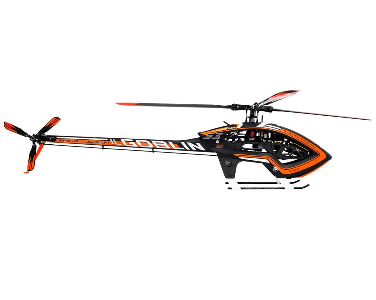 SAB Goblin iLGoblin KSE 3-Blade 700 Electric Competition Helicopter Kit (Orange) w/Blades