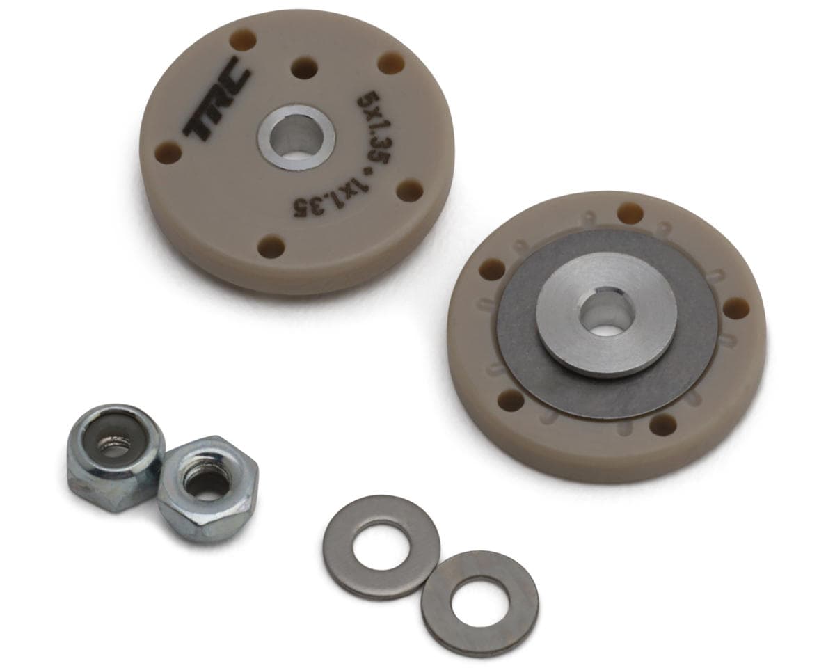 Throttlefinger Racing Concepts 15.90mm Front Valve Shock Flat Pistons (2) (5x1.35mm) (1x1.35mm)