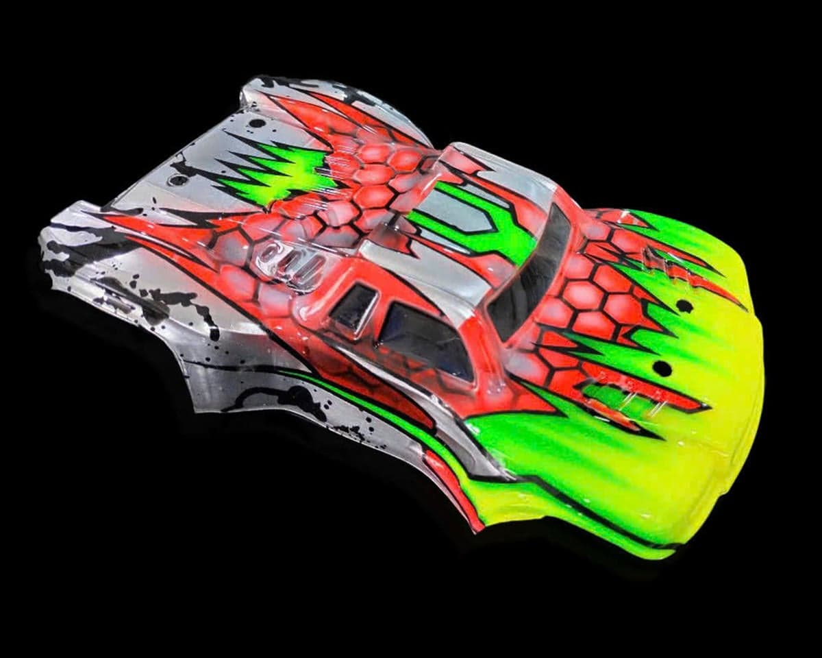 RadianZ Design 1/24 Airbrush Pre-Painted Short Course Truck Body (Titanoboa) (Losi Micro-B)