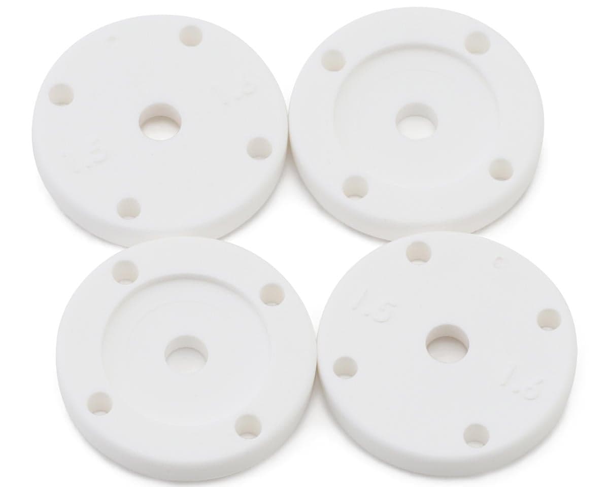 Tekno RC 16mm Flat/Flat Shock Pistons (4) (2x1.5/2x1.6)