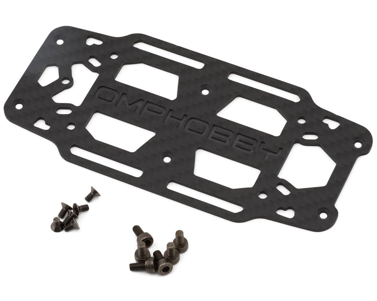 OMPHobby M7 Carbon Fiber ESC Mount w/Mounting Hardware