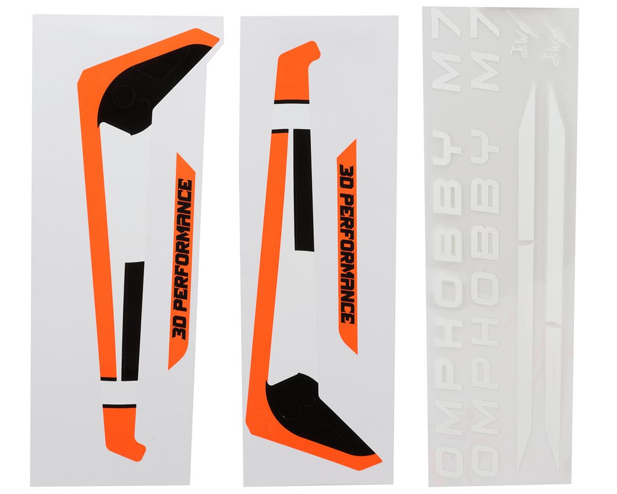 OMPHobby M7 Decal Sheet Sheet (Orange)