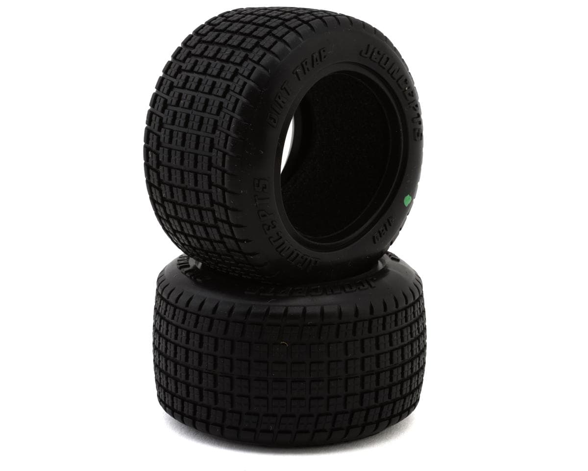 JConcepts Mini-B/Mini-T Dirt Trac Mini Rear Off-Road Tires (2) (Green)