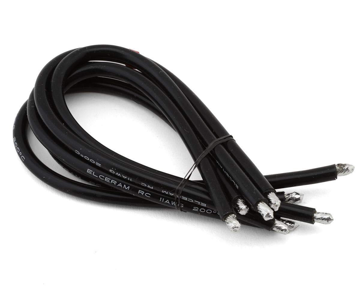 Elceram Oxide Silicone Wire (9") (11AWG)