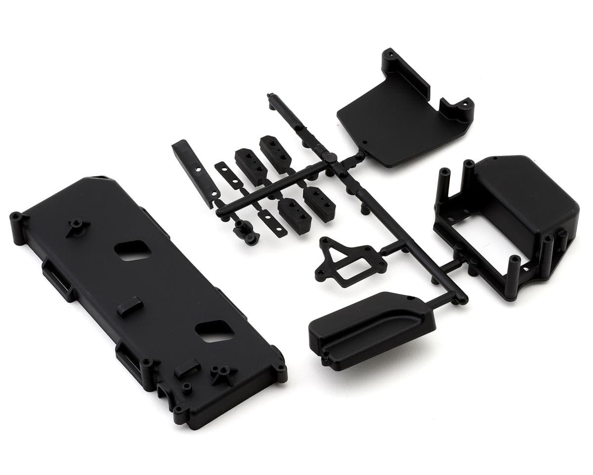 Mugen Seiki MBX8 ECO Radio Box & Battery Tray Set