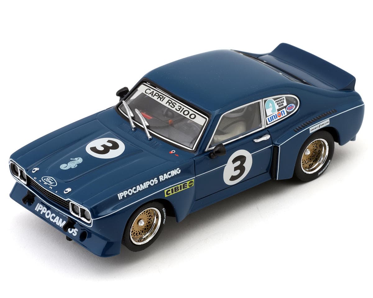 Carrera Evolution Ford Capri RS 3100 "Ippocampos Racing No.3" 1/32 Slot Car (Blue)