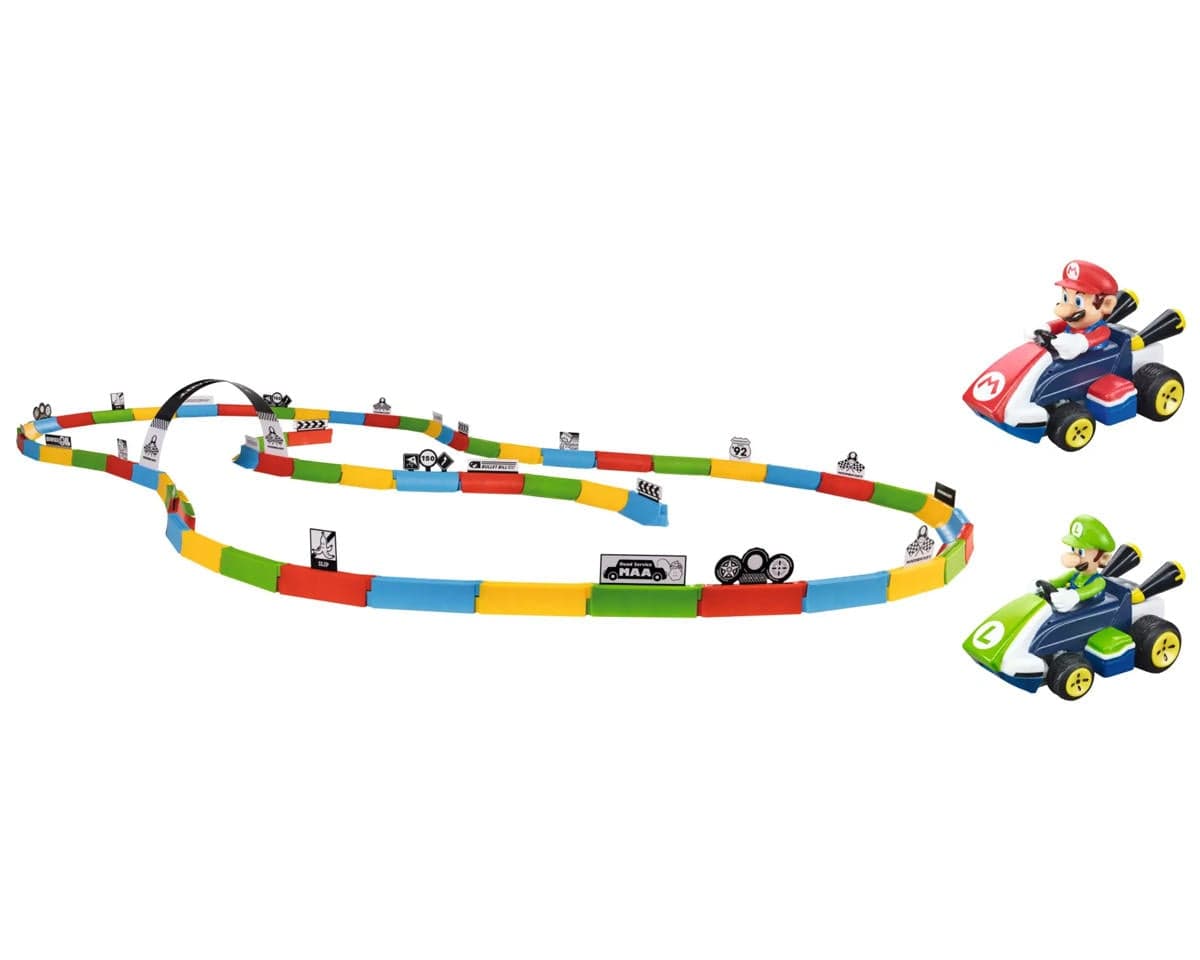 Carrera 2,4GHz Mario Kart™ Tabletop R/C Racing Set (Mario & Luigi)