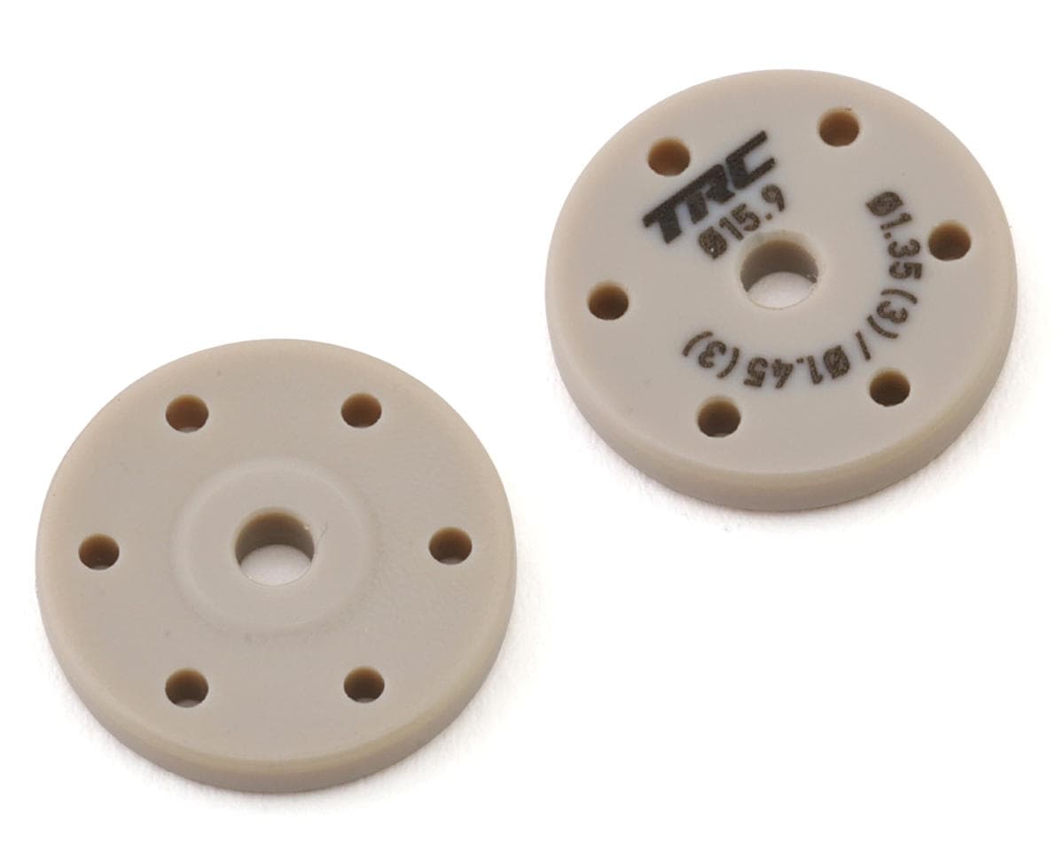 Throttlefinger Racing Concepts 15.9mm Flat Shock Piston (2) (1.35mm x 3 + 1.45mm x 3)