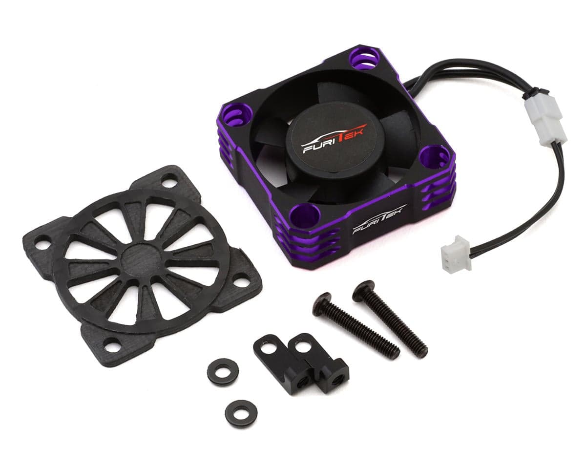 Furitek SlideTech ESC AeroSpin 30K Aluminum Cooling Fan Kit (Purple)