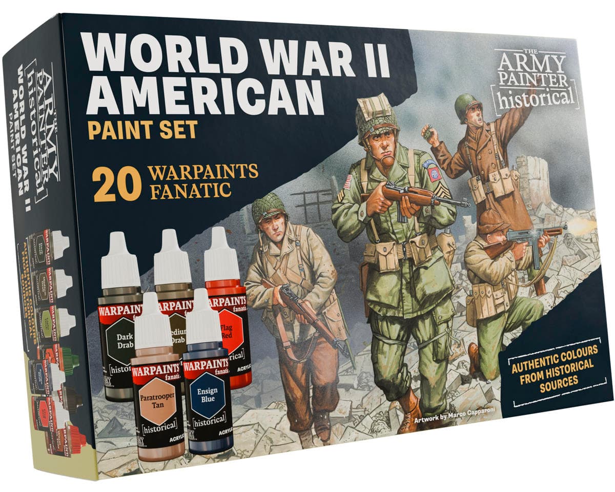 Army Painter Historical WWII American Paint Set (20) (18ml)