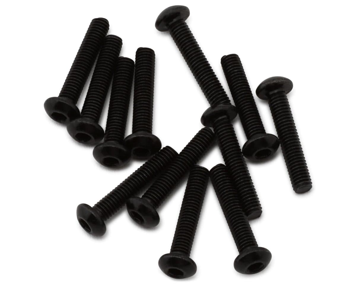 MJX HYPER GO Machined Button Head Hex Screws (12) (3x16mm)
