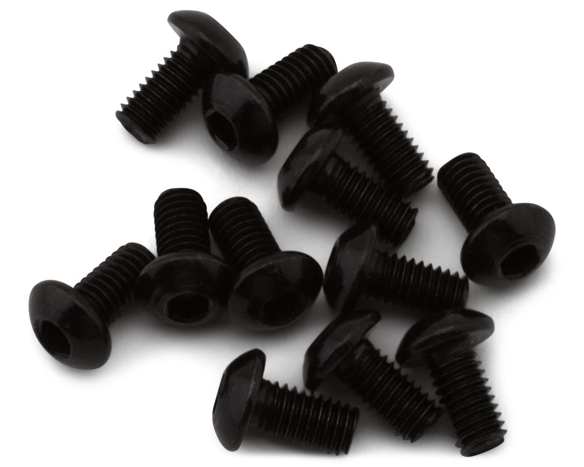 MJX HYPER GO Machined Button Head Hex Screws (12) (3x6mm)