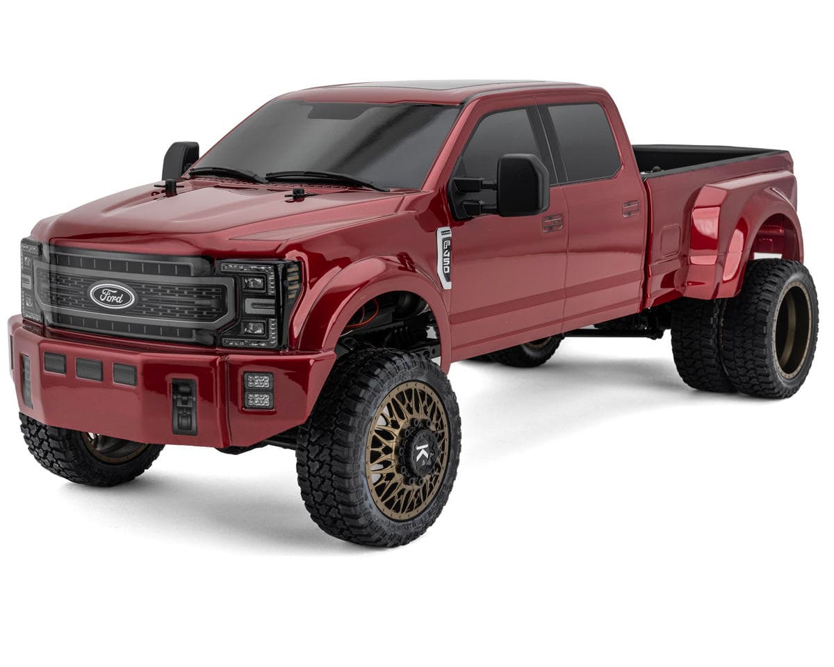 SCRATCH & DENT: CEN Ford F450 SD KG1 Edition 1/10 RTR Custom Dually Trail Truck (Candy Apple Red) w/2.4GHz Radio