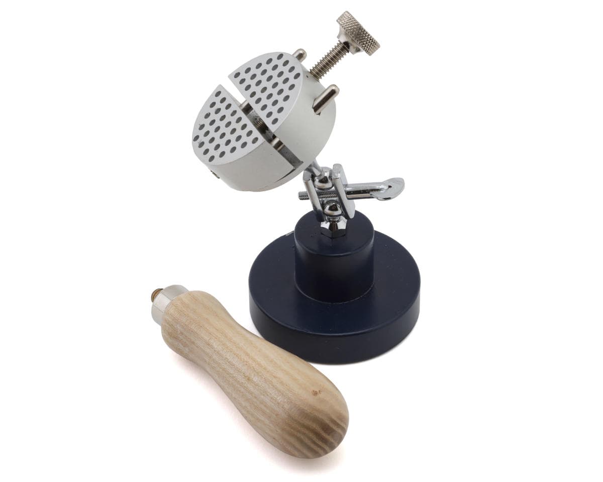 Shesto Limited Modelcraft Collection 2-in-1 Work Holder w/Non-Slip Base & Wooden Handle