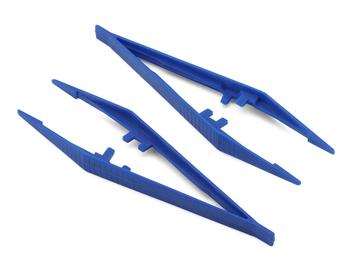 Shesto Limited Modelcraft Collection Serrated Tip Plastic Tweezers (2)