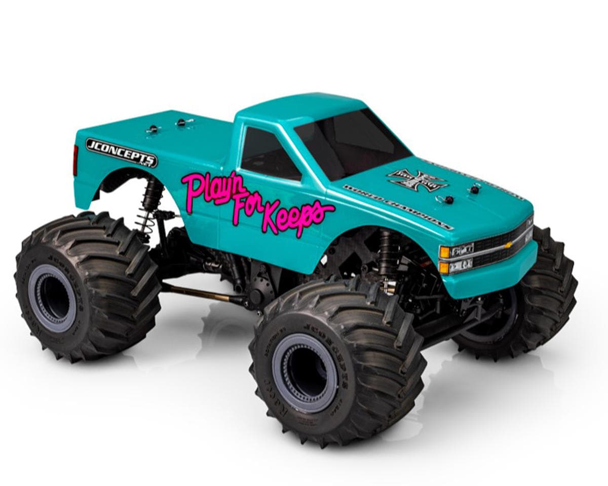 JConcepts Losi® Mini LMT 1988 Chevy® Snoopnose Monster Truck Body (Clear)