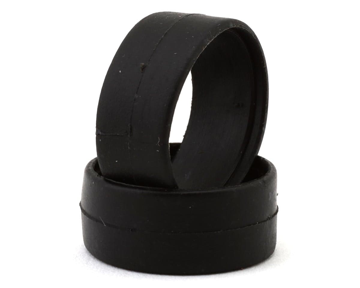 DS Racing 1/28 Front Slick Rubber Touring Tires (2) (Medium) (8.5mm Width)