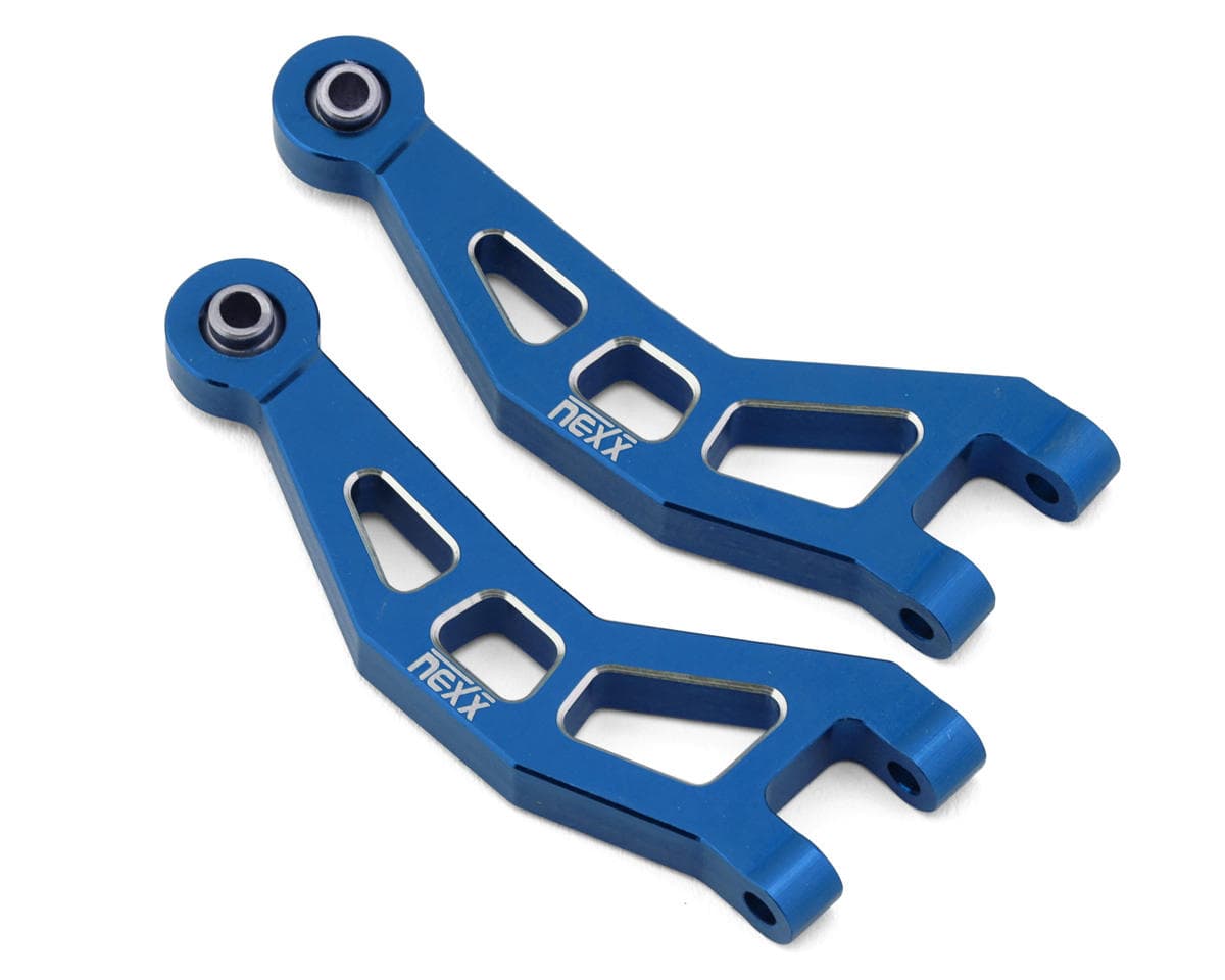 NEXX Racing Arrma® Granite Grom/Typhon Grom Aluminum Front Upper Suspension Arms (Blue) (2)