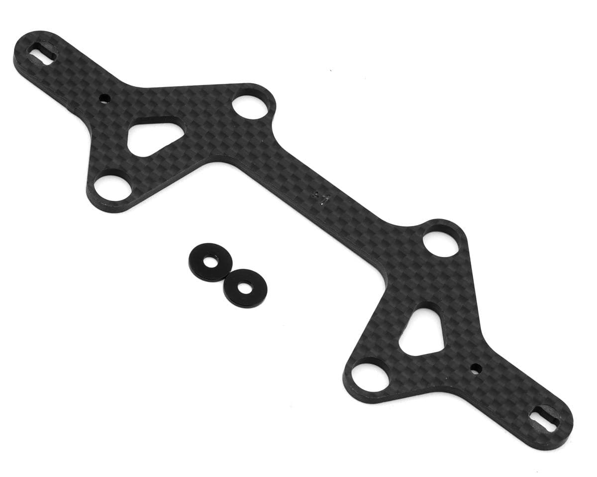 XRAY X12 2025 Carbon Fiber Wide Lower Suspension Arm Plate (+1mm)