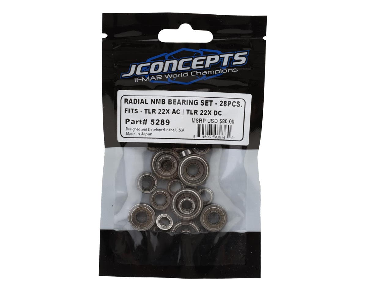 JConcepts TLR 22X Radial NMB Ball Bearing Set