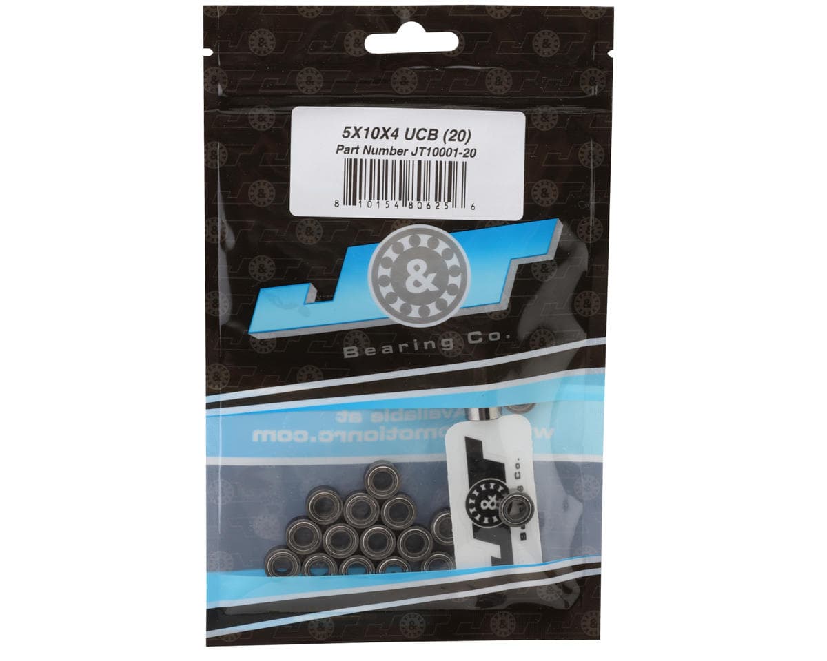 J&T Bearing Co. 5x10x4mm Ultimate Clutch Bearings (20)